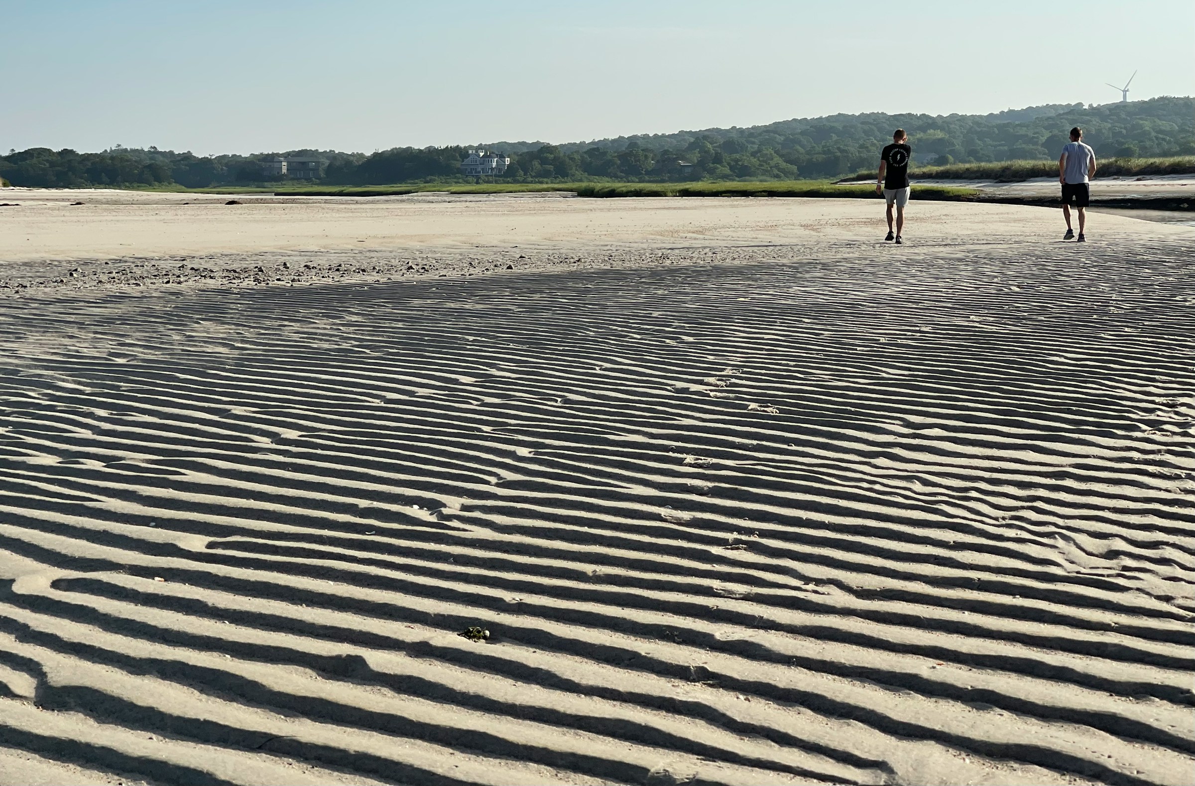 Walking on a Ripply Beach on Cape Cod. Photo by Lisa Forkner on Unsplash